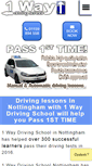 Mobile Screenshot of 1waydrivingschool.co.uk